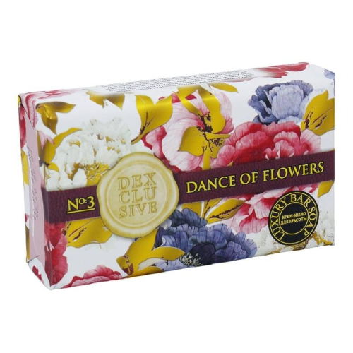 DEX LUXURY BAR SOAP 花之舞頂級香皂 No.3 - 玫瑰小蒼蘭 150g【現貨】