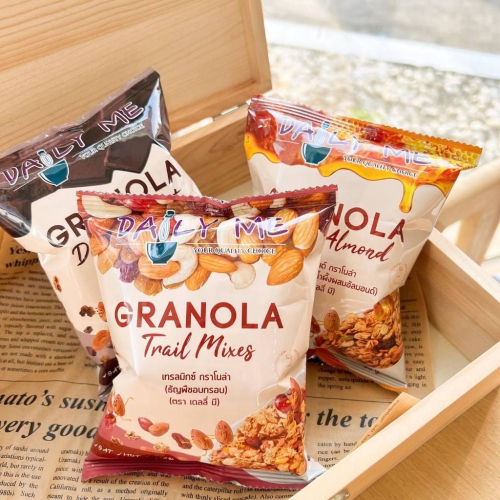 ??泰國 DAILY ME 早餐燕麥 35g 小包好攜帶 低糖 GRANOLA 低卡高纖 藜麥 燕麥脆片 穀物