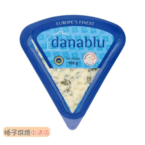【柚子烘焙食品】EF丹麥藍乾酪 100g 藍乳酪 盒裝 藍紋乳酪 藍起司 藍紋起司 (冷藏)