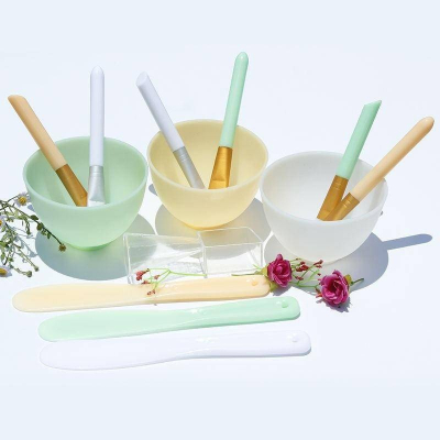 矽膠面膜美妝工具五件組