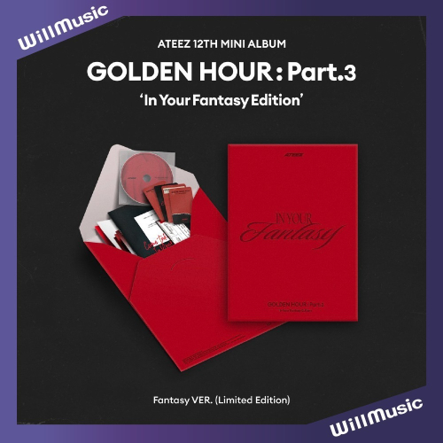 微樂客?通路特典 限量CD版 ATEEZ [GOLDEN HOUR PT.3 IN YOUR FANTASY]