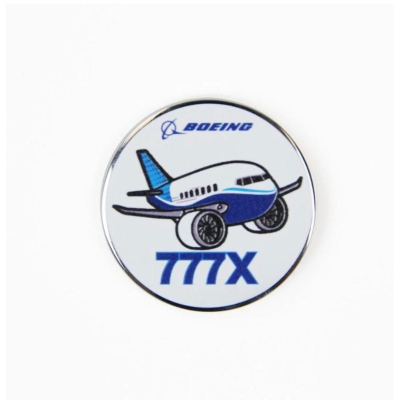 官方 波音 Boeing 777X 飛機 Q版胸針 Pin