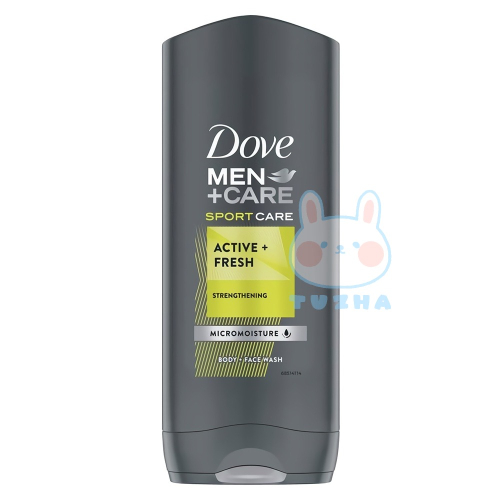 【Dove 多芬】男士臉部身體沐浴-運動活力清新(250ml)【5349】