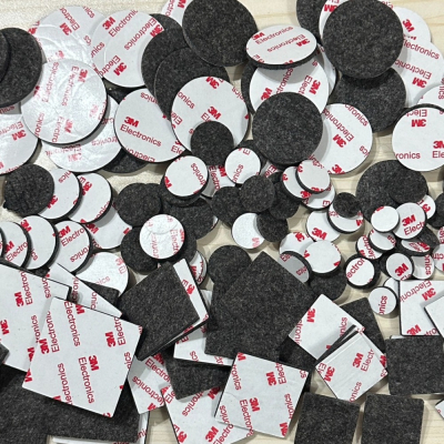 3M羊毛氈椅腳墊 耐磨 防刮 靜音 沙發 餐椅 書桌 餐桌 萬用墊 自黏墊 木地板 防刮墊