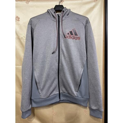 adidas 灰色連帽外套