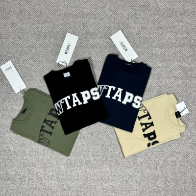 《米諾潮流》WTAPS 22ss日潮 波浪字母印花短袖T恤