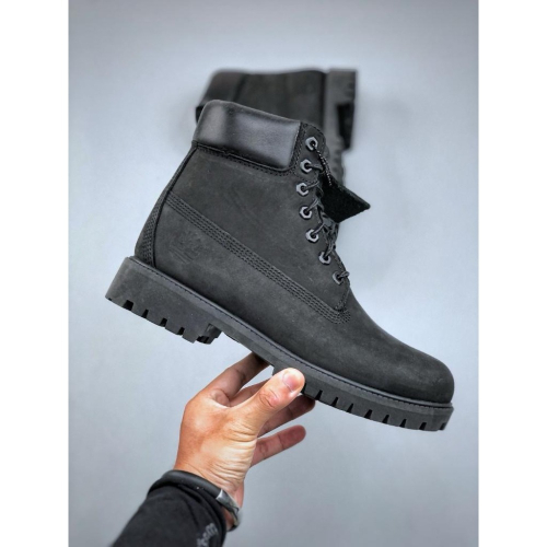 【LUNA-K】Timberland 經典款黑色男女款中筒防水休閒牛皮馬丁鞋＊EU 35.5~45。A50815