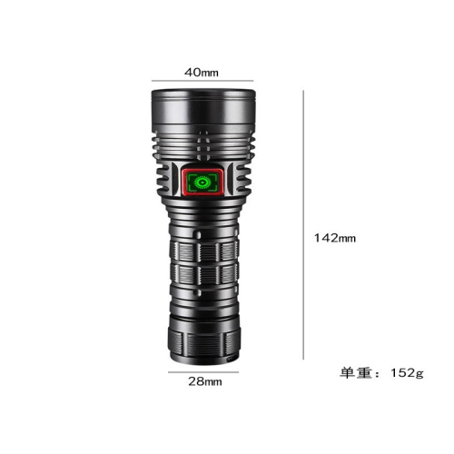 新款G40強光手電筒 鋁合金 戶外照明燈 Type-C充電 強光手電筒 18650 21700