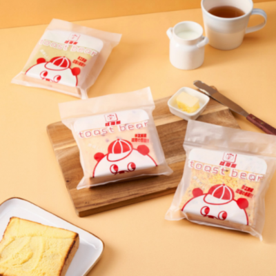 芝麻黑黑-吐司熊-冷凍抹醬吐司