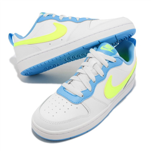 ?&?現貨免運 BQ5448122 Nike Court Borough Low 2 GS 大童 女休閒鞋
