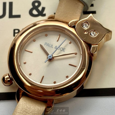新品牌:手錶,型號:AB00009,女錶24mm金色錶殼白色錶面真皮皮革錶帶款