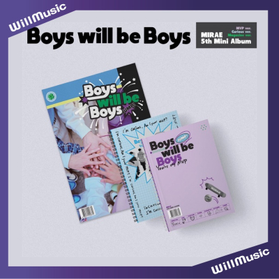 微音樂?預購 MIRAE - BOYS WILL BE BOYS ( 5TH MINI ALBUM ) 迷你五輯