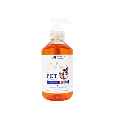 藍躍 挪威全天然鮭魚油 300ml/瓶 犬貓適用 貓狗適用 寵物魚油