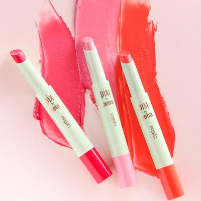 美國??Pixi LipGlow tinted Lip Balm有色唇膏潤唇膏口紅唇筆Ruby