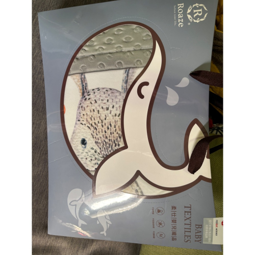 柔仕Roaze機靈玉兔舒眠豆毯禮盒