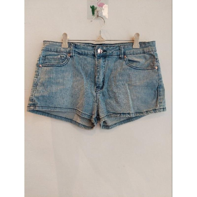 Forever 21 彈性牛仔淺色短褲SZ 30