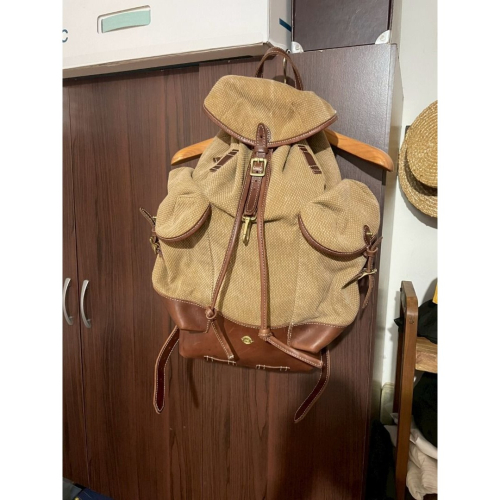 HEYOU Handmade - 〝Army style backpack〞刺子布款 皮革後背包