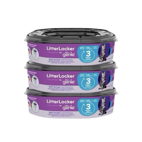 （現貨/全新正版）Litter Genie 第四代貓咪鎖便桶多 層鎖臭塑膠袋匣八角形