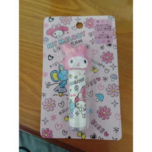 日本境內版 My Melody美樂蒂 護唇膏 草莓護唇膏 Sanrio