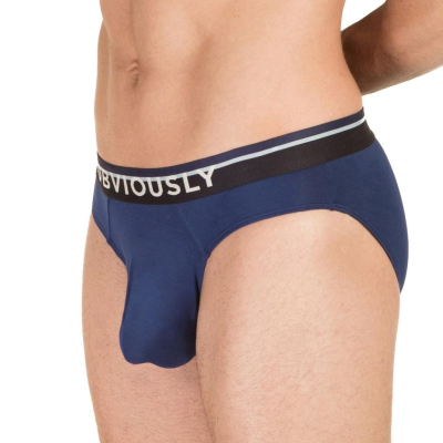 【OB】Obviously PrimeMan Brief 莫代爾萊卡三角內褲 -深藍色三角褲