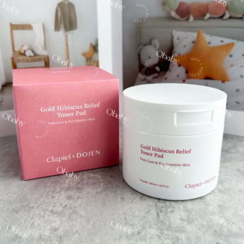 DOJENxCLAPIEL 黃金木槿花 保濕補水棉片 70片 3.0新版本 保濕棉片