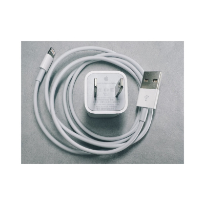 原廠蘋果手機充電 APPLE iPhone 5W＋Lightning 對 USB 連接線