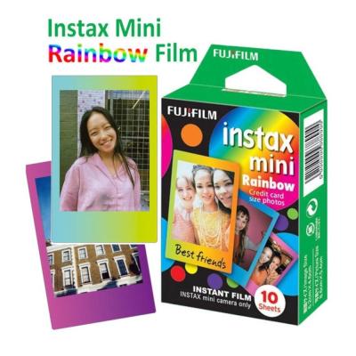 ?正品? FUJIFILM Instax mini 富士 拍立得 卡通 彩色 底片 彩虹漸層 RAINBOW