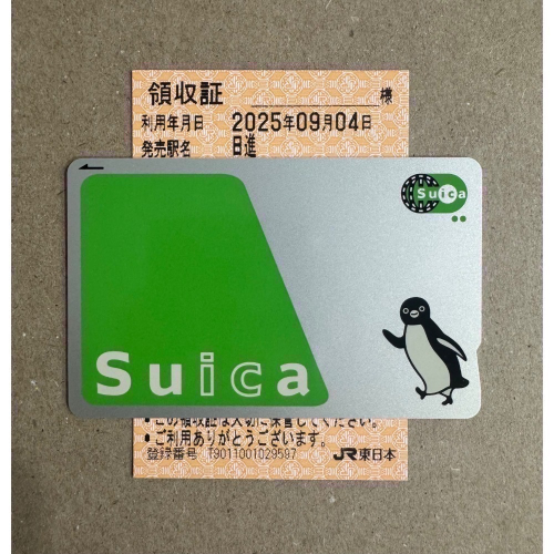 日本 Suica 西瓜卡(1000日圓)／全新現貨(附保護套及購票證明)／快速出貨
