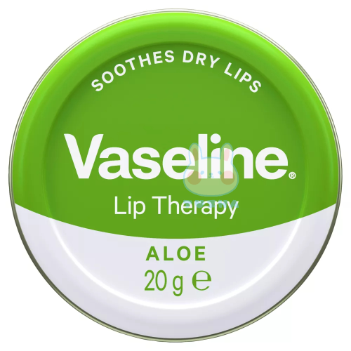 【Vaseline 凡士林】小圓罐護唇膏-蘆薈精華(20g)【3323】