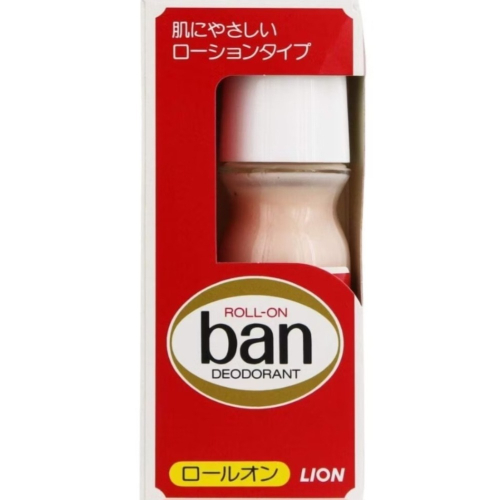 日本獅王 Lion Ban 止汗 玻璃滾珠瓶30ml 微香