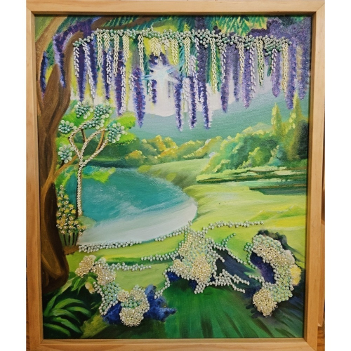 紫藤花下精靈的點石成金