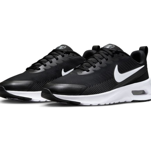 男款 Nike Air Max Nuaxis 黑白 氣墊 緩震 休閒運動鞋 定價2700