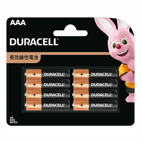 【現貨附發票】Duracell 金頂 鹼性電池 4號8入 /卡