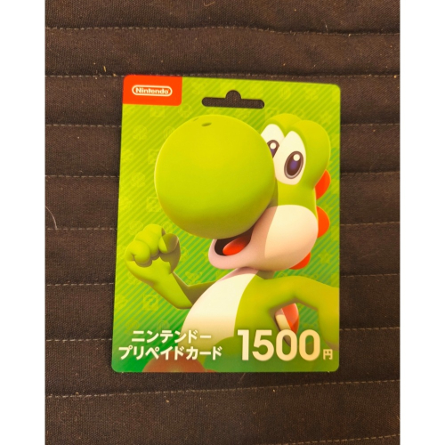 現貨秒出...日本帶回SWITCH任天堂實體卡（儲值卡）一張只要429元 僅供日本帳號使用
