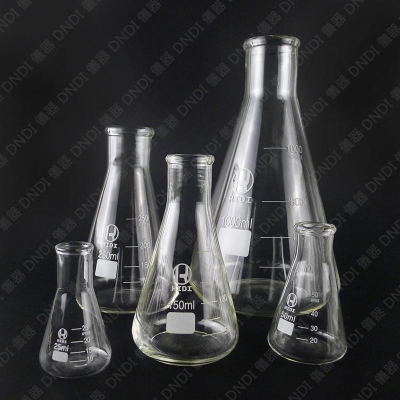 【DNDI儀器】玻璃三角瓶50ml~1L『含稅附發票』實驗室器材 燒瓶 玻璃燒瓶 錐型燒瓶 三角圓錐燒瓶