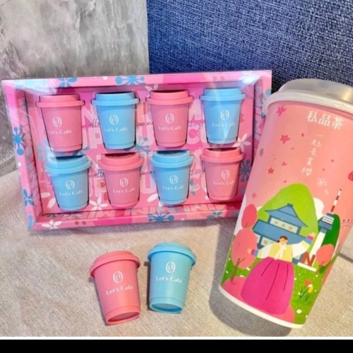全家絕版品 粉櫻款 櫻花咖啡 Mini Cup 咖啡杯即溶咖啡粉 Lets cafe 隨身咖啡粉可裝 bialetti