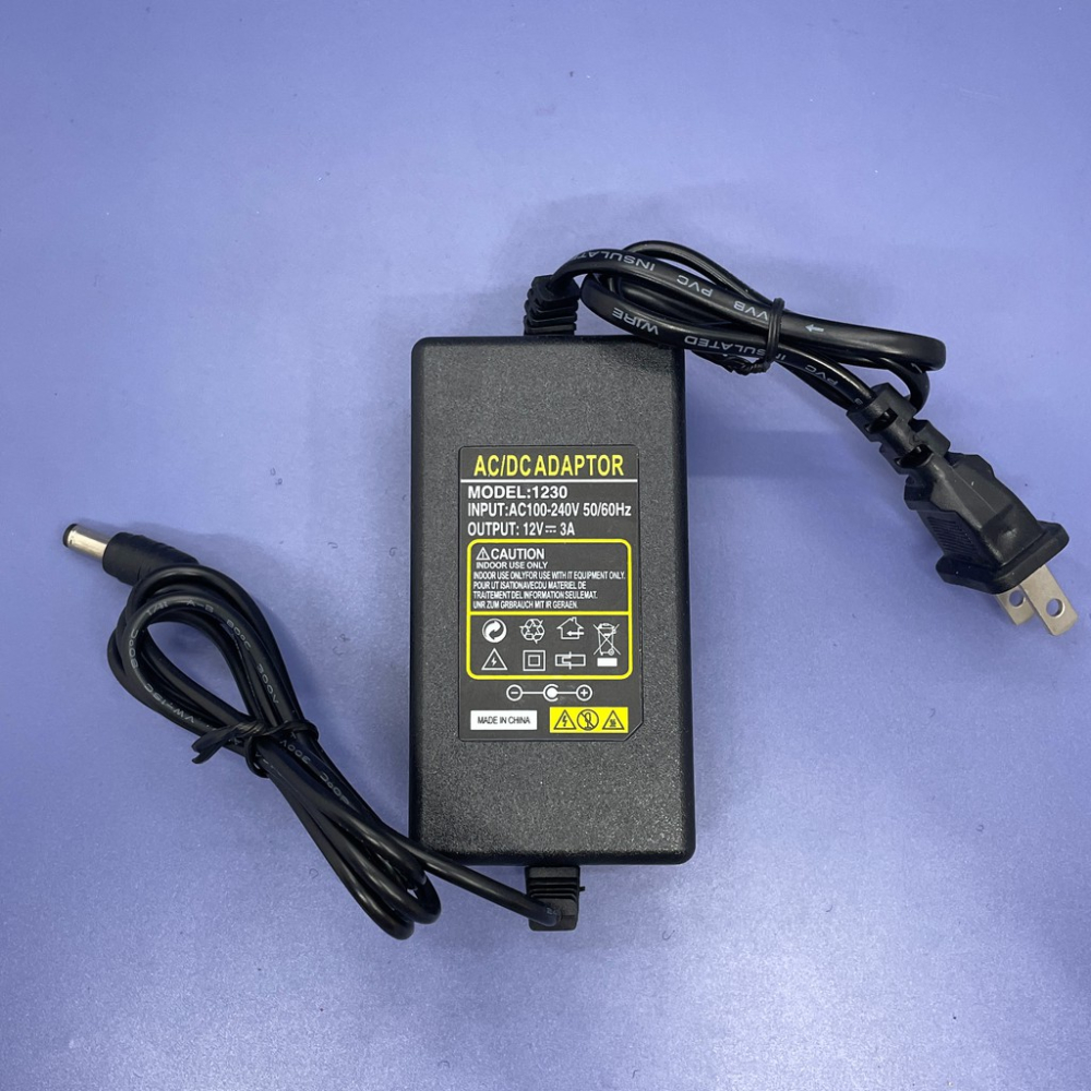 現貨 電源適配器 12V3A/36W 5.5*2.5mm 雙線 電源供應器 變壓器 穩壓器 監控電源