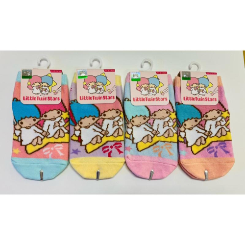 現貨?Sanrio 三麗鷗 雙子星 直版襪 兒童短襪 女童襪 TS-A204