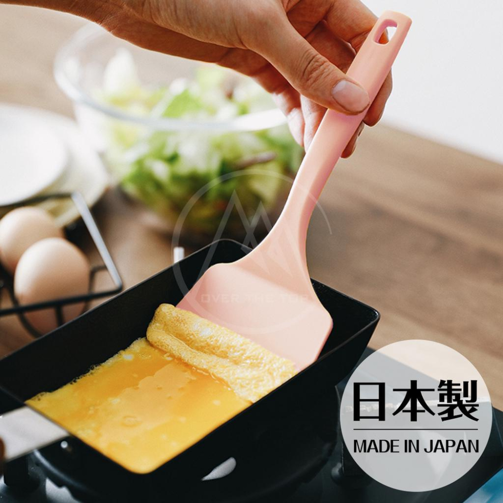 日本製 耐熱玉子燒鍋鏟／玉子燒煎鏟 玉子燒鏟子 炒菜鏟子 日本鍋鏟 炒飯鏟子 煎魚鏟 日本煎蛋鍋鏟 煎蛋鏟【超越巔峰】