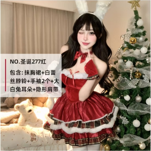 聖誕節 聖誕女裝 表演服裝 腳色扮演 x277