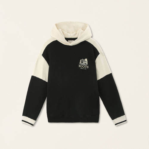 RS代購 Roots全新正品優惠 Roots男裝-經典小木屋系列 經典LOGO連帽上衣 滿額贈購物袋