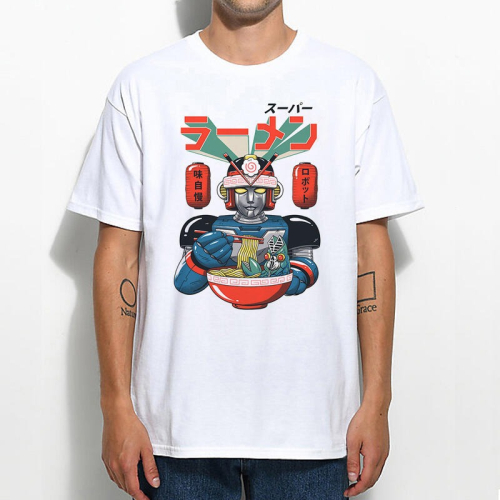 Super Ramen Bot 短袖T恤 3色 日本 拉麵 機器人 怪獸 酷斯拉 哥吉拉 浮世繪波浪 Japanese