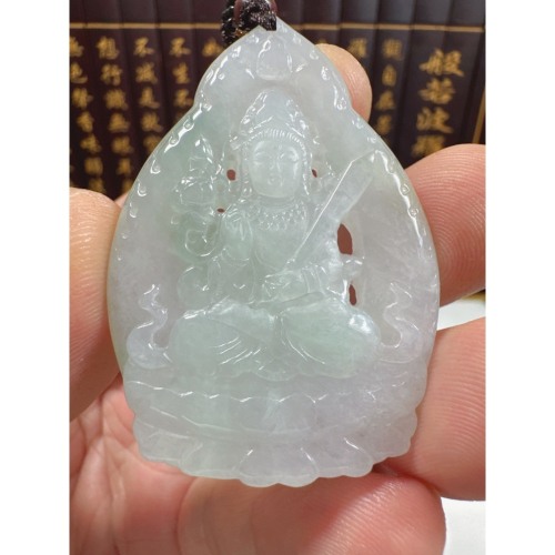 天然翡翠A貨-八大守護神-虛空藏菩薩 商品編號072002