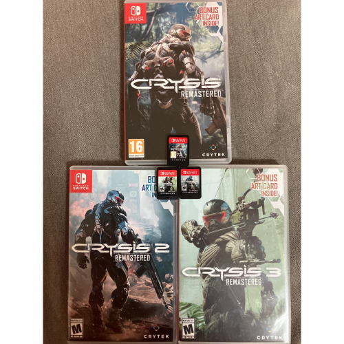 二手 現貨速寄 NS SWITCH Crysis Remastered 末日之戰1 2 3 重製版 中文版