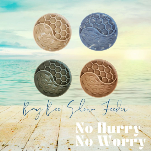 {關門放狗} No Hurry No Worry系列 Bay-Bee Slow Feeder 海邊的蜂巢 寵物享食碗
