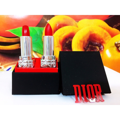 ☆春盛實業☆Dior 迪奧 藍星迷你雙唇組 含 999 經典唇膏 1.4g+ 999 絲絨唇膏 1.4g 禮盒裝