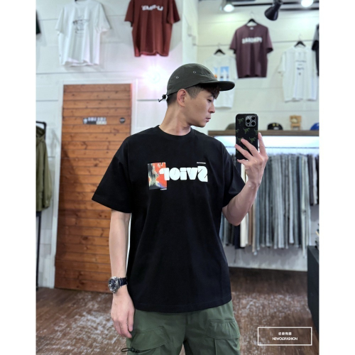 『新品上市』重磅SVIOR油畫短T(NOF2405S6013)-黑