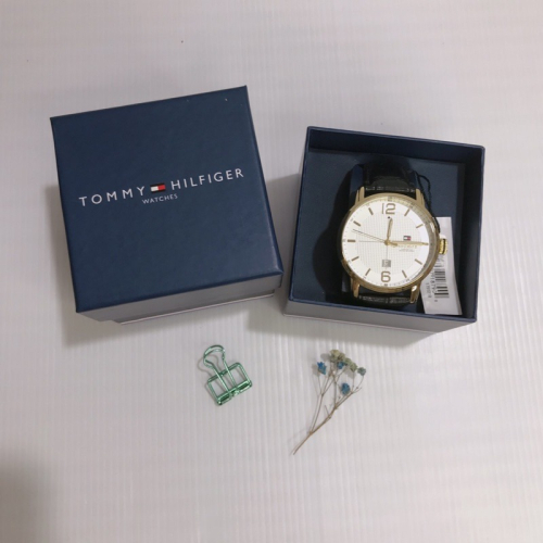 美國代購??台灣現貨 Tommy 男款手錶 皮錶帶男錶