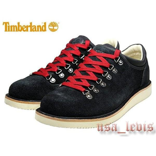 【美國LEVIS專賣】現貨10M優惠TIMBERLAND Abington vibram黃金大底黑色麂皮休閒鞋登山鞋短靴