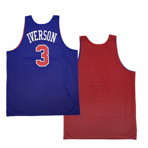 Mitchell ness Mitchell & Ness 雙面球衣 76ERS Allen Iverson 藍紅